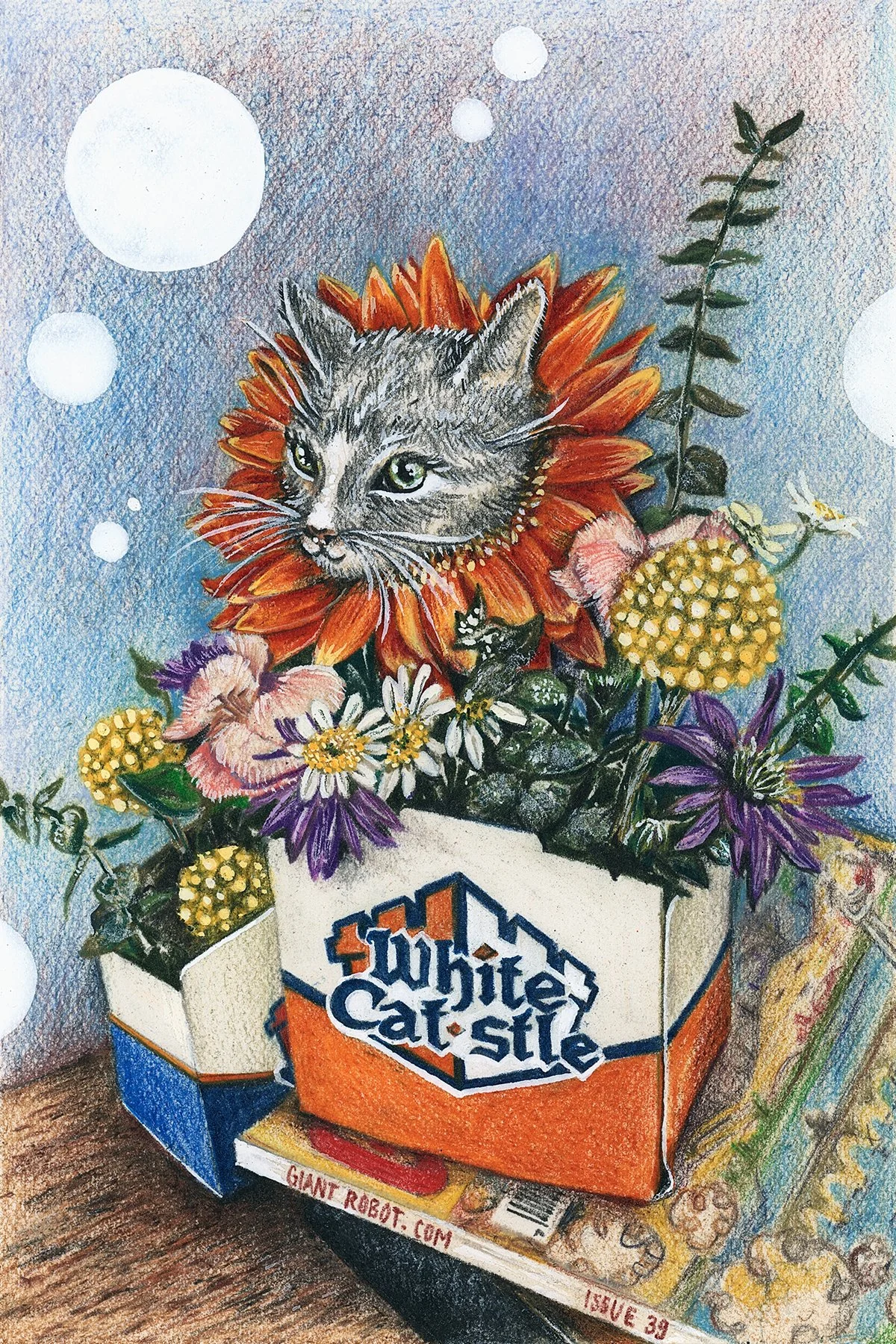 "White Cat-stle" for Giant Robot