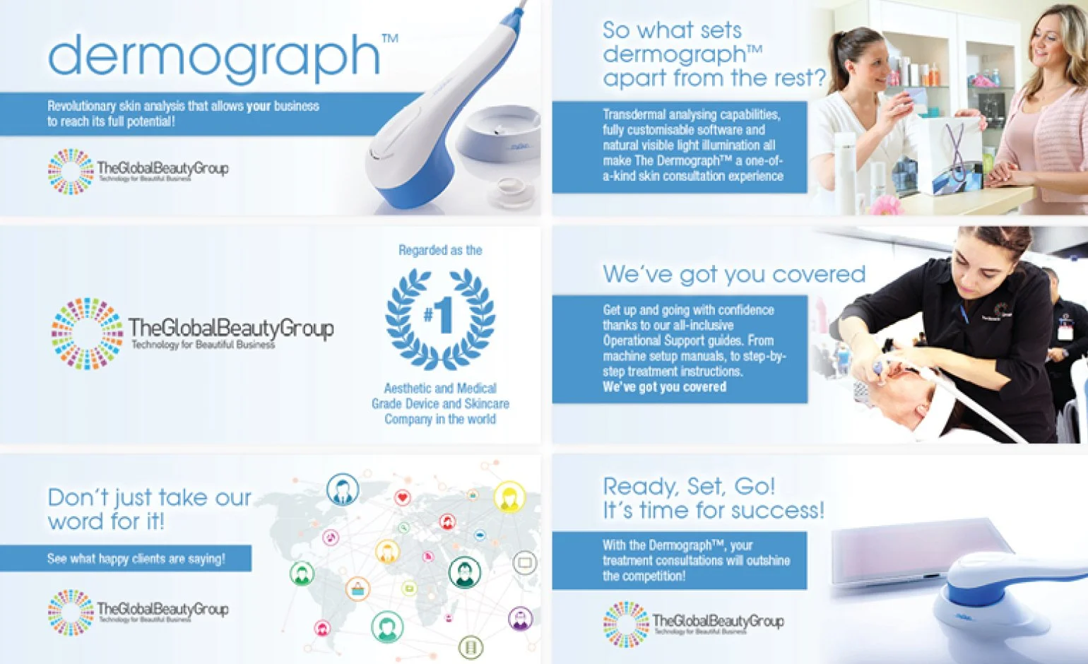 Dermograph Web Banners