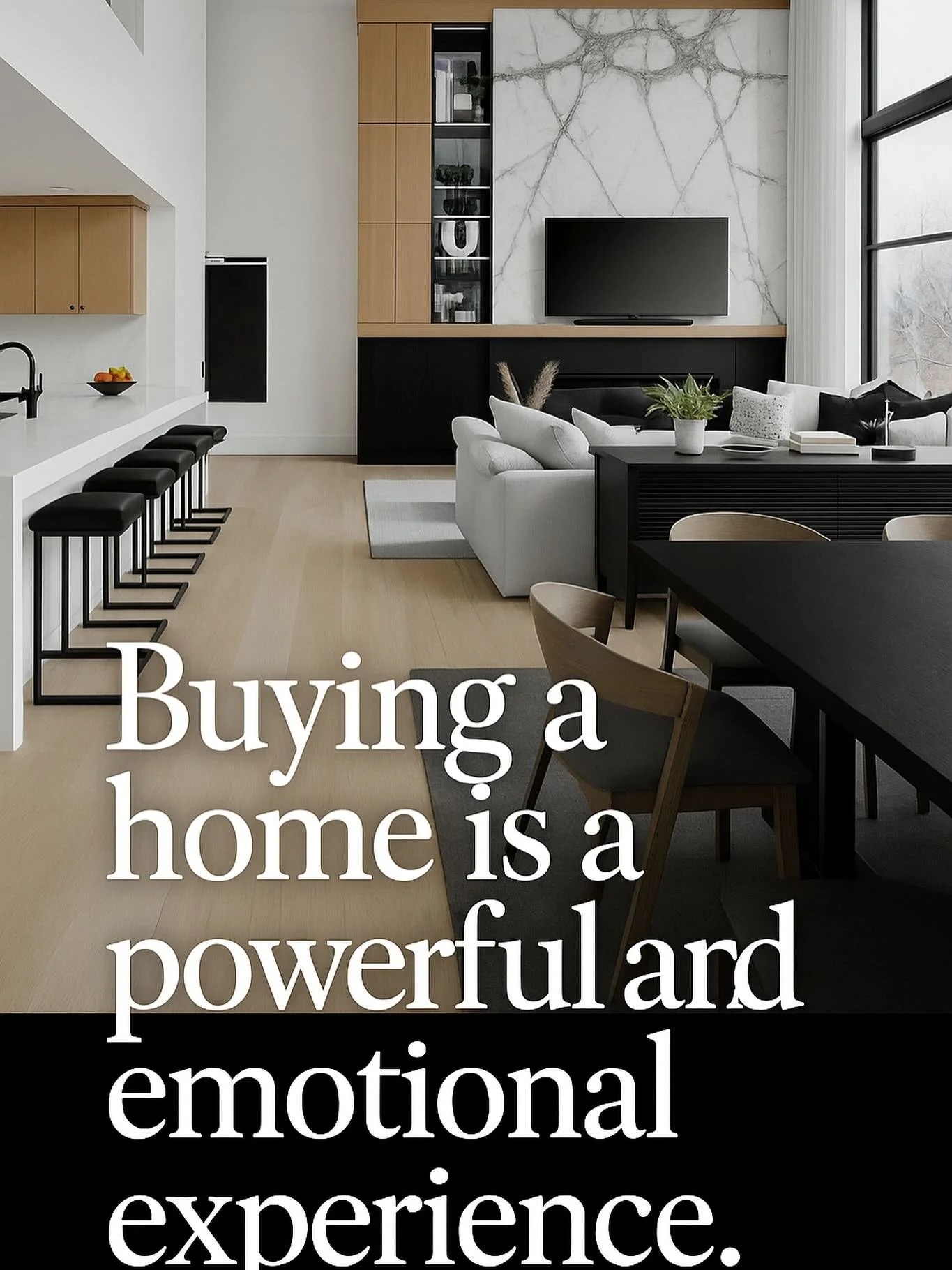 ✨ Buying a home is more than a transaction—it’s a life-changing chapter filled with excitement, hopes, and sometimes a little overwhelming . My role isn’t just about finding four walls and a roof; it’s about walking beside you