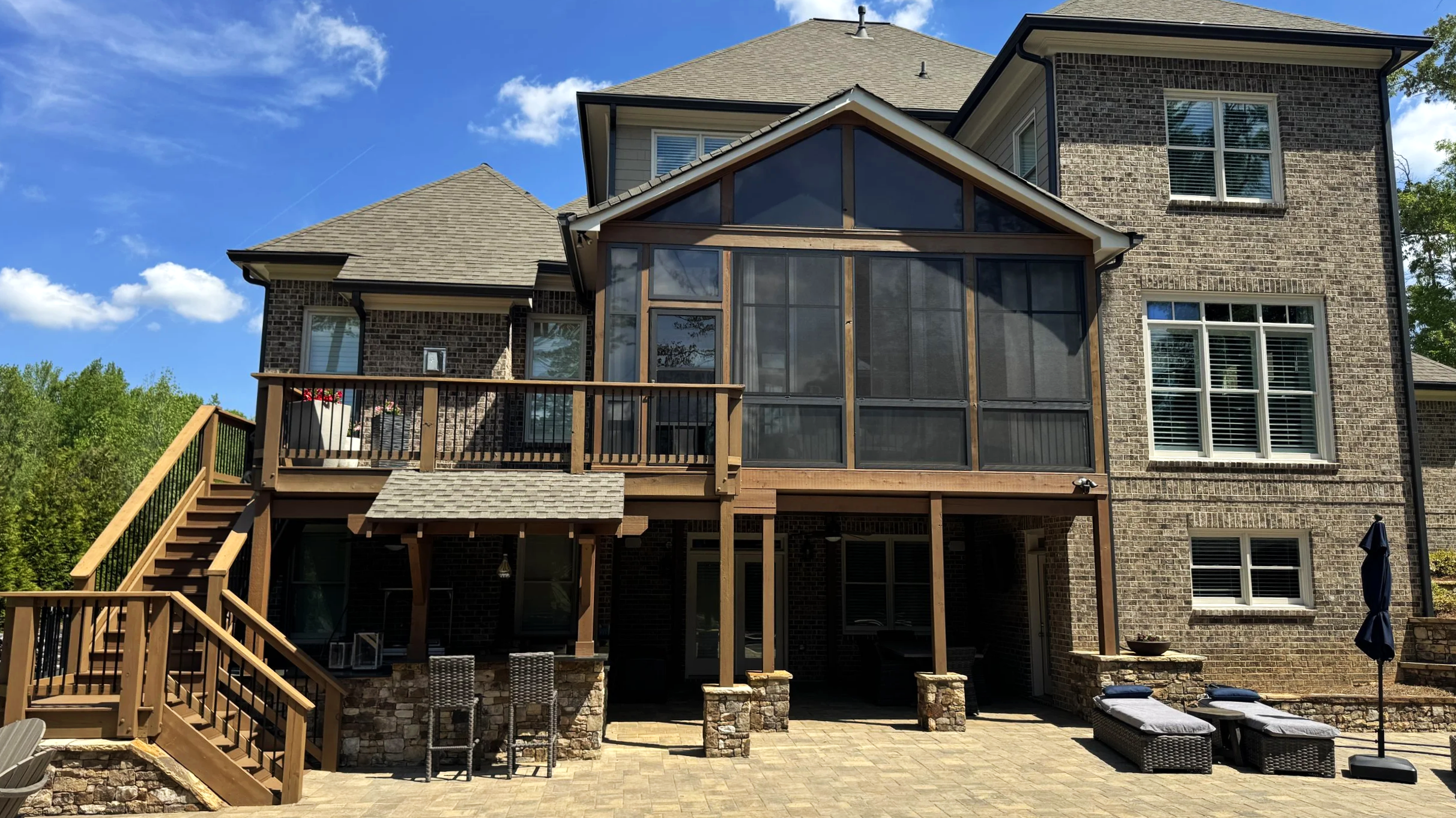 Chateau Elan - Full Deck & Gazebo Restoration and Staining