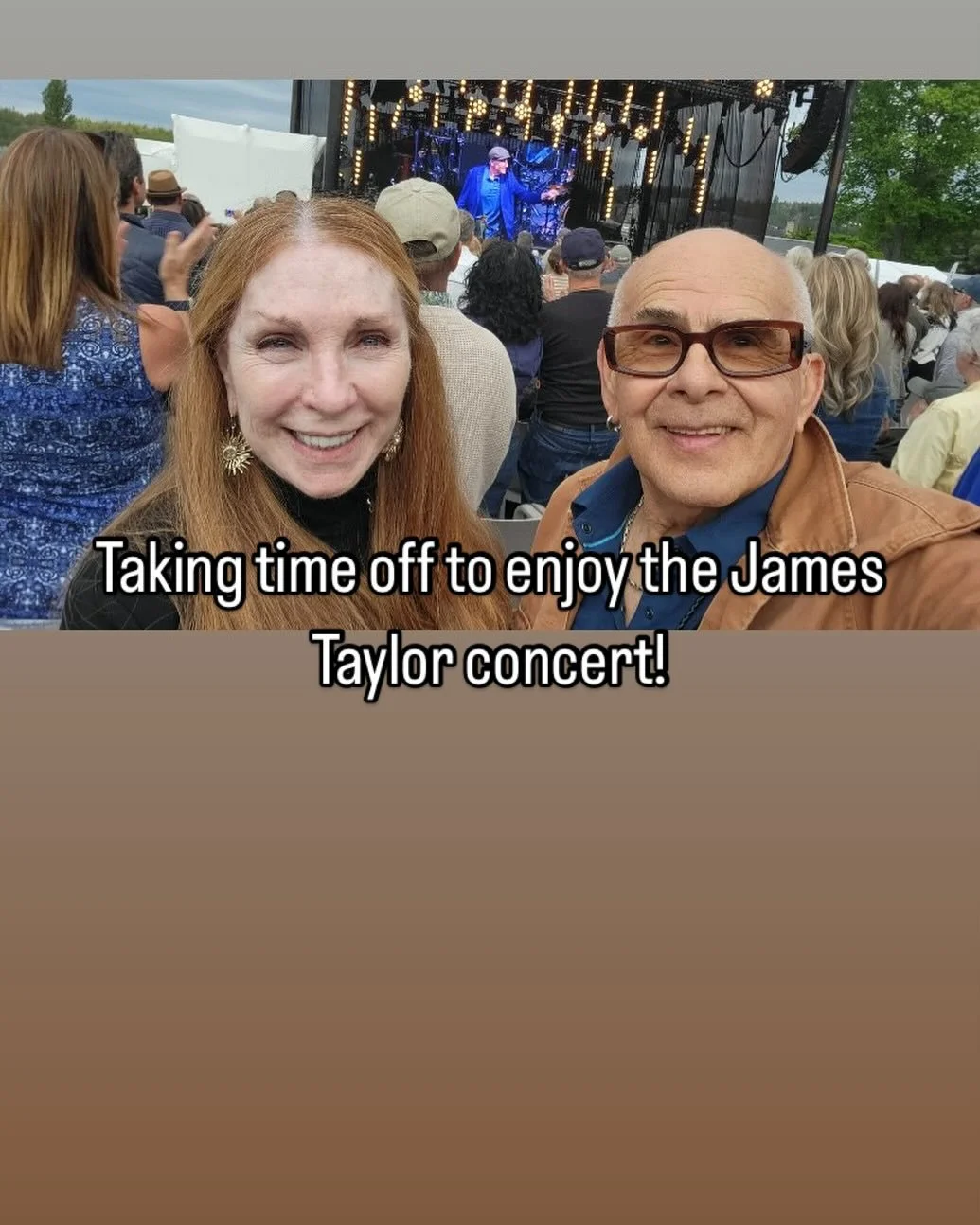 We had a fabulous evening together - enjoying music, sushi, even the weather cooperated!