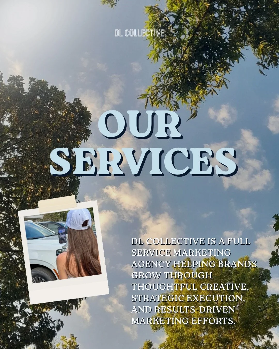 From social media management and content creation to website design, branding, and marketing materials, we offer everything you need to build and grow your business.

Ready to elevate your brand?
Text us at (407) 790-2436 for a detailed look at our s