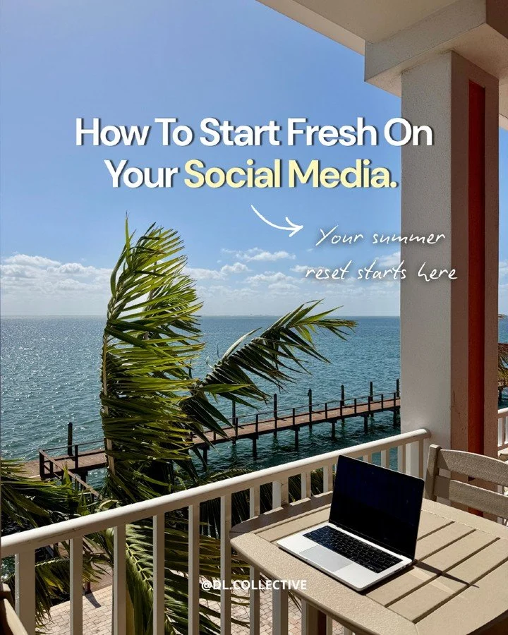 Starting fresh on social isn&rsquo;t about posting more, it&rsquo;s about resetting with intention! ✨

If your content has felt inconsistent or off track, it&rsquo;s usually not a creativity issue, it&rsquo;s a systems issue.

This is your reminder t
