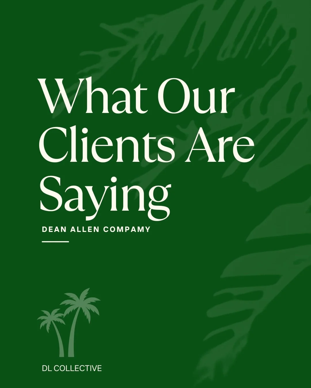 Client feedback like this means everything.🤍

At DL Collective, we&rsquo;re so grateful for every client who trusts us with their brand, their vision, and their growth. Reviews like this remind us why we love what we do - helping businesses show up 