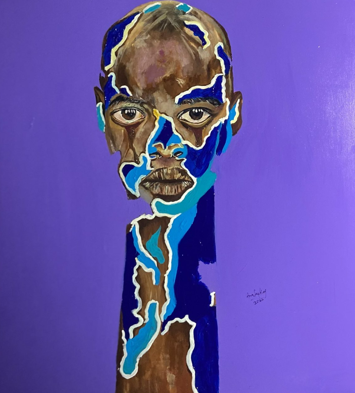 Solace:
"Solace" is an emotionally evocative portrait of the human condition that urges us to find peace amid life's uncertainties. It highlights the importance of acknowledging our vulnerabilities, finding strength within, and seeking solace in self
