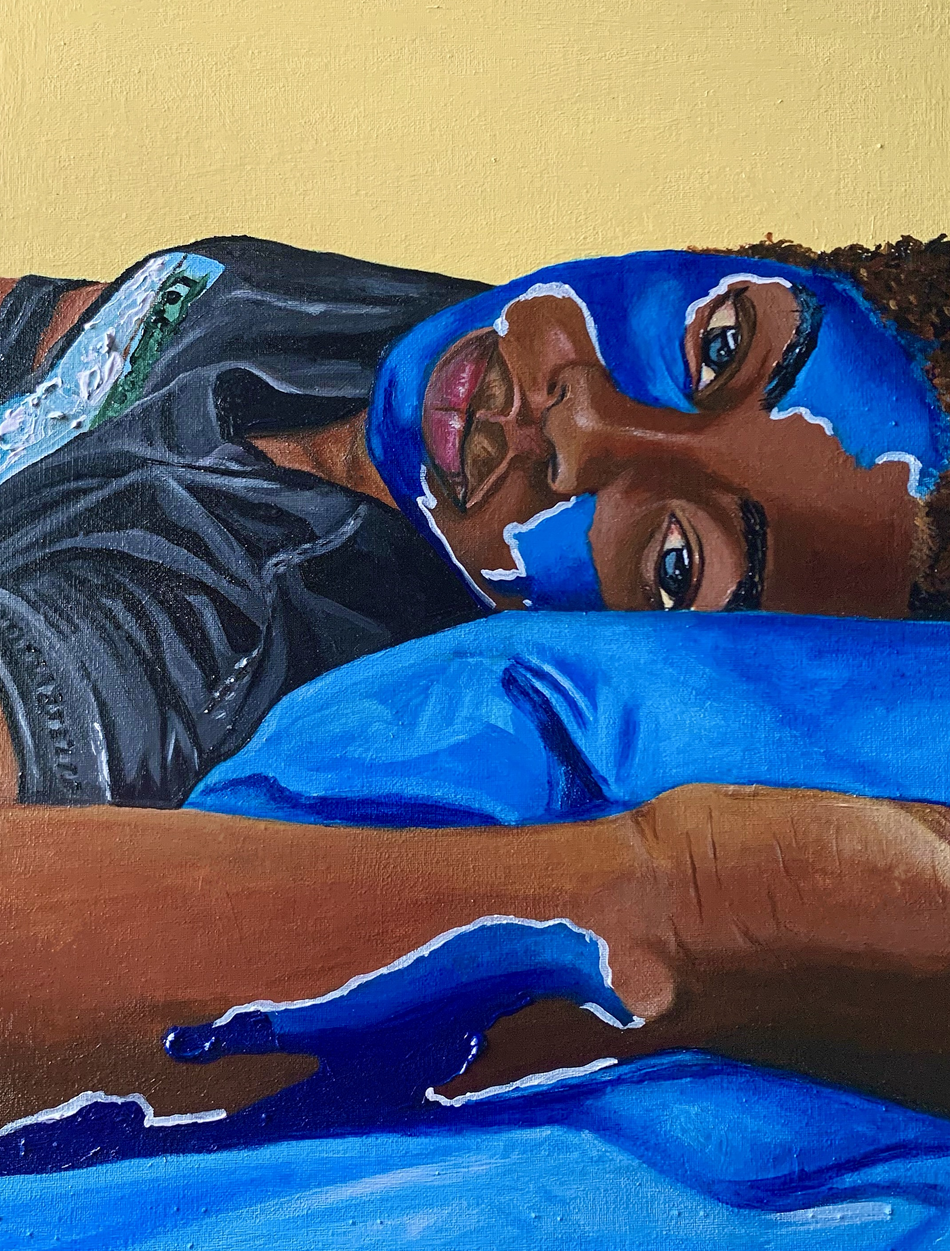 The bed
“Bed”portrays emotional exhaustion and the struggle to find meaning in existence amidst pain and numbness.