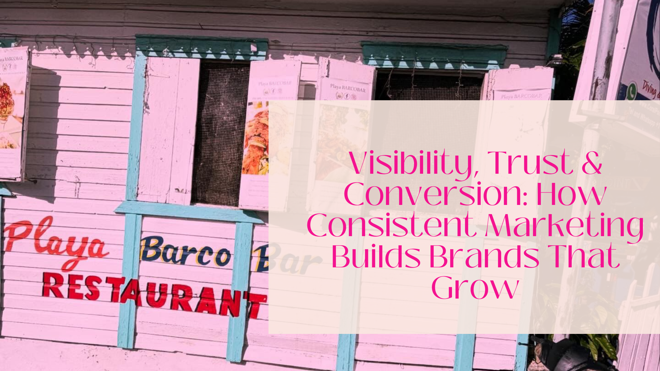      

 
   Visibility, Trust &amp; Conversion: How Consistent Marketing Builds Brands That Grow (Even When You’re Offline)  In today’s online world, visibility is often treated as the goal. Post more. Show up more. Be everywhere.  But visibility alo