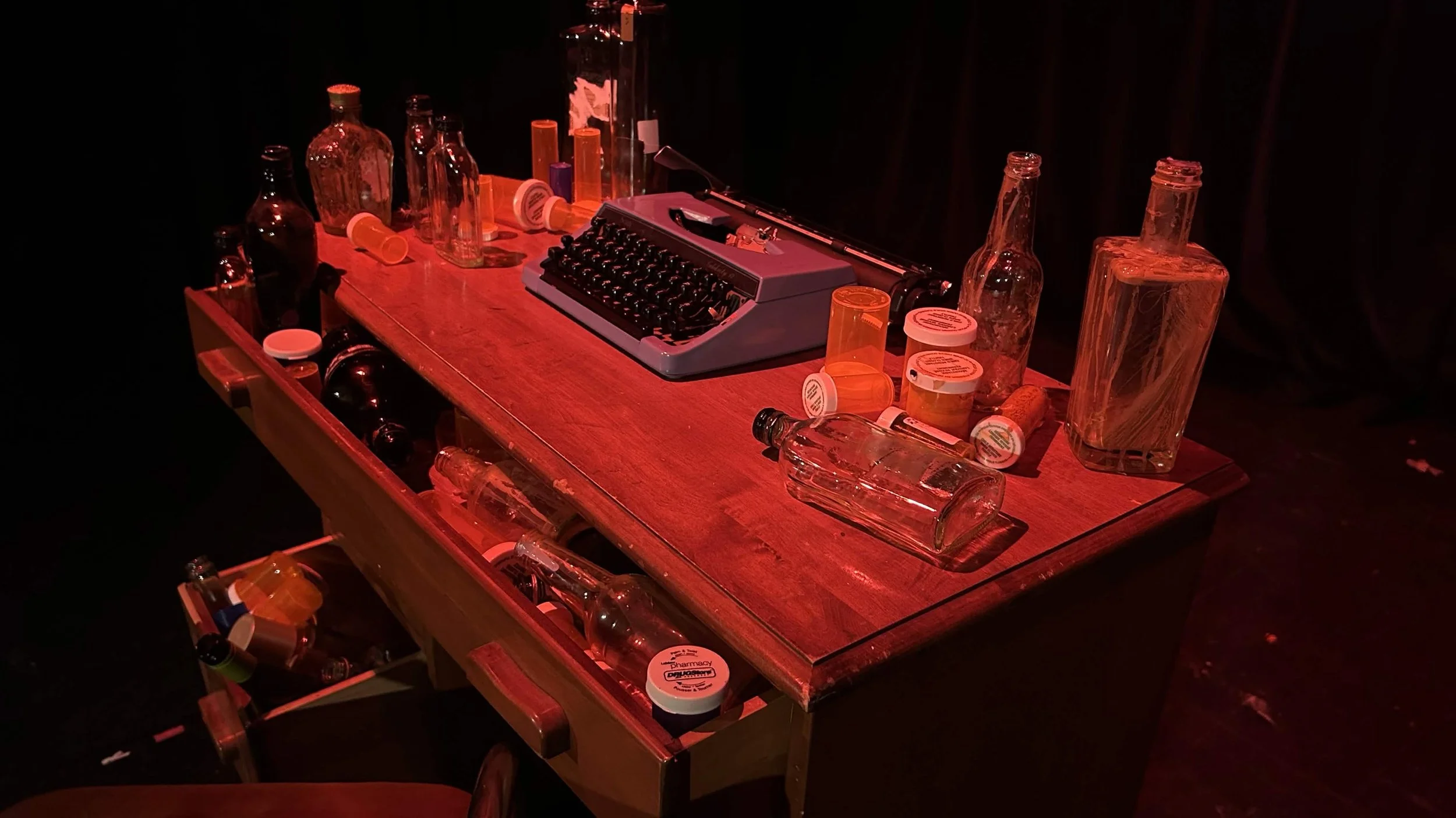 Closeup of Ahti's desk in The Cabinet