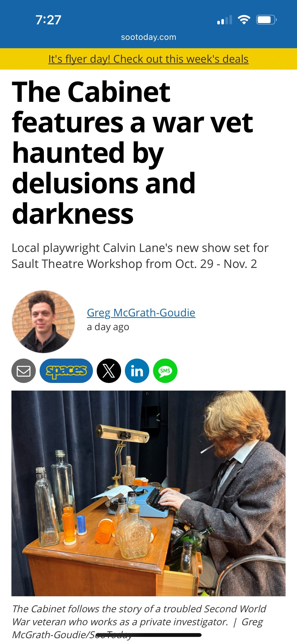 News Article about the show. 