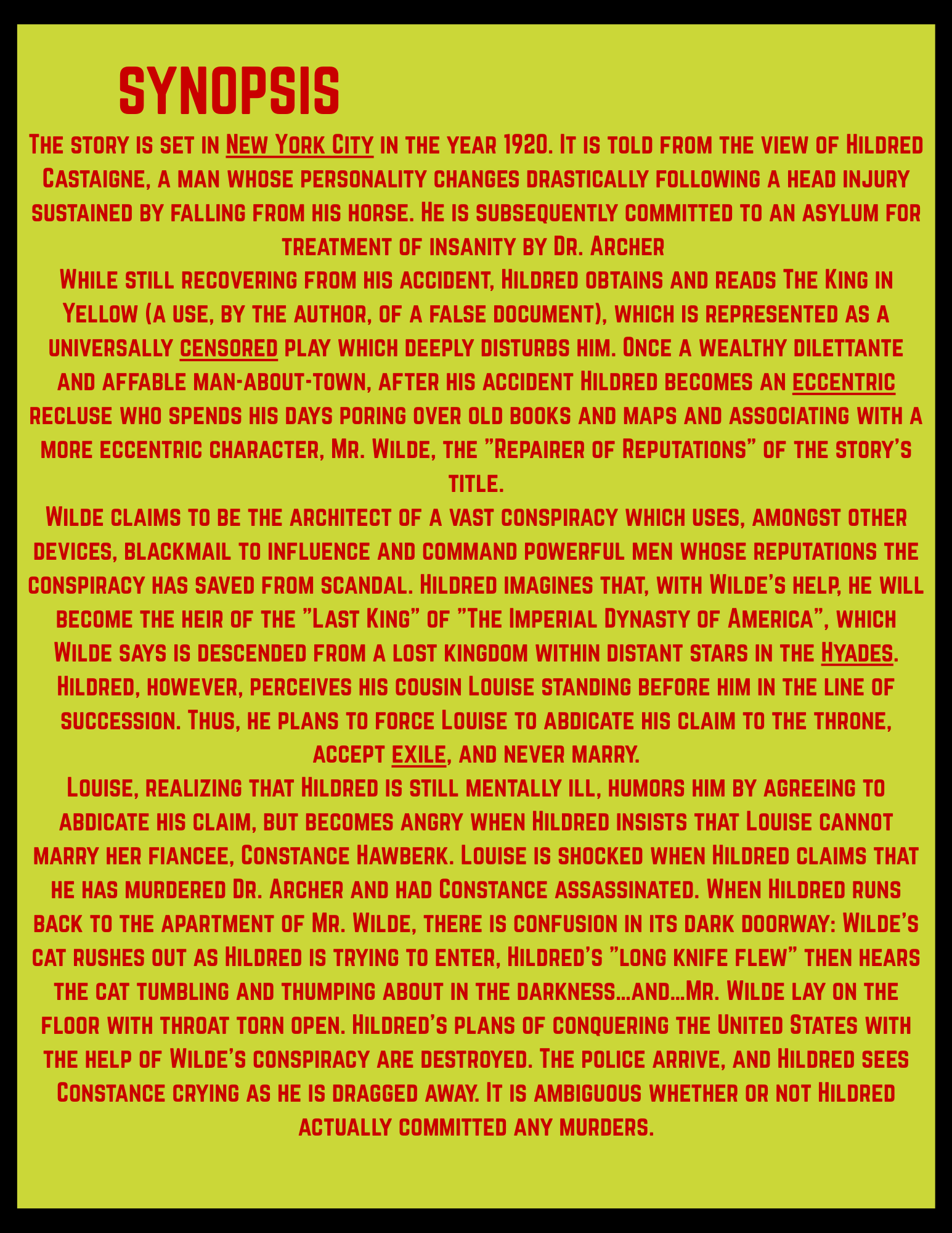 Page 3 of the Programme