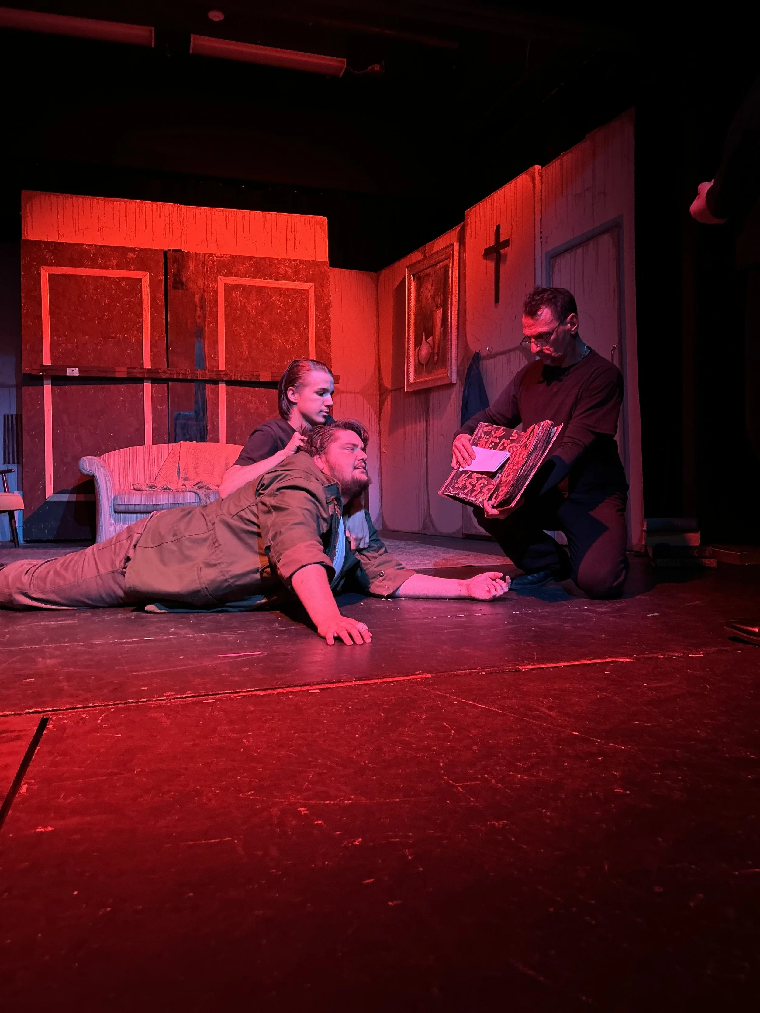 Nathan Belanger, RJ Renner, Teagan Krauter-Maki in Estate of Madness
