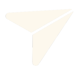 Simplified black and white icon of a paper airplane