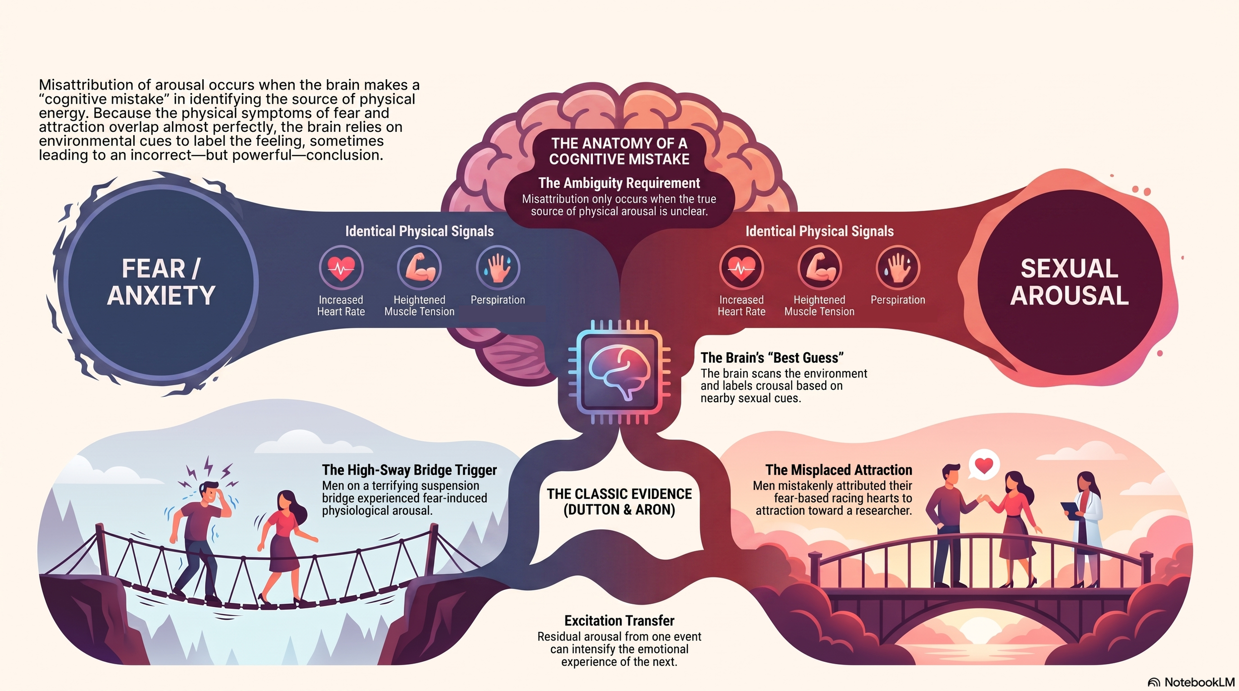 The misattribution of arousal and excitation transfer