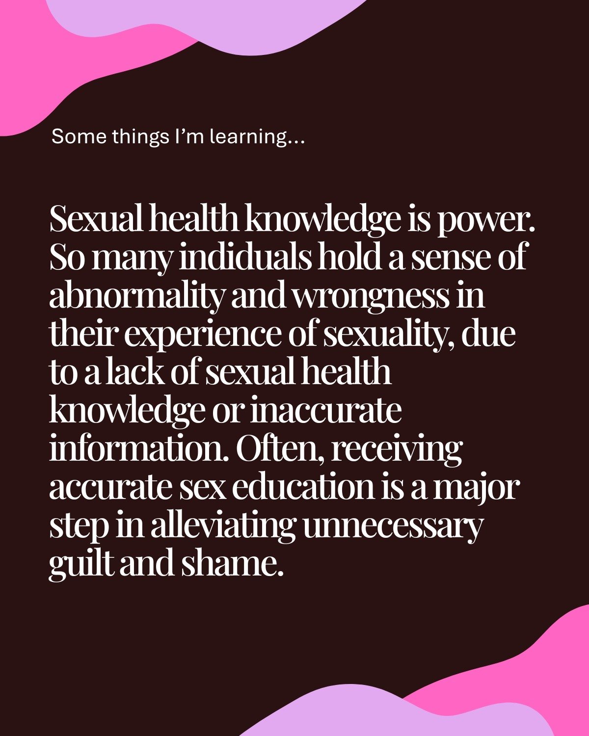 I love the in person learning with my peer sexology students, guest speakers, and our lecturer Dr Vijay Ramanathan. 

For fellow health professionals:
If I could sum up a key learning from Day 1, it would essentially be that sexual health knowledge i