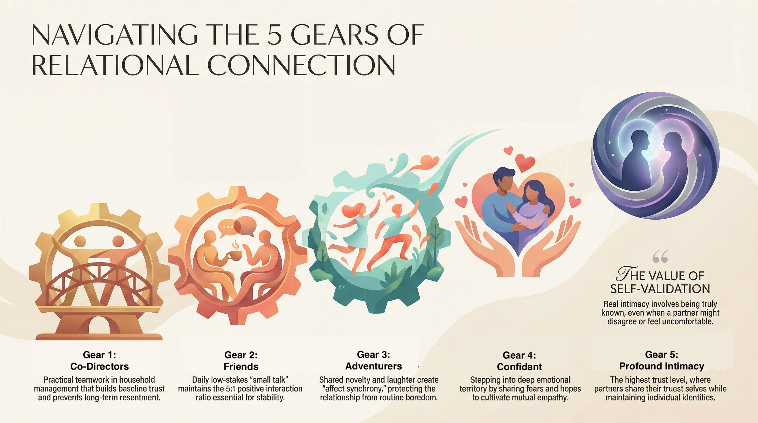 5 Gears of Connection: Enhancing Relational Connection