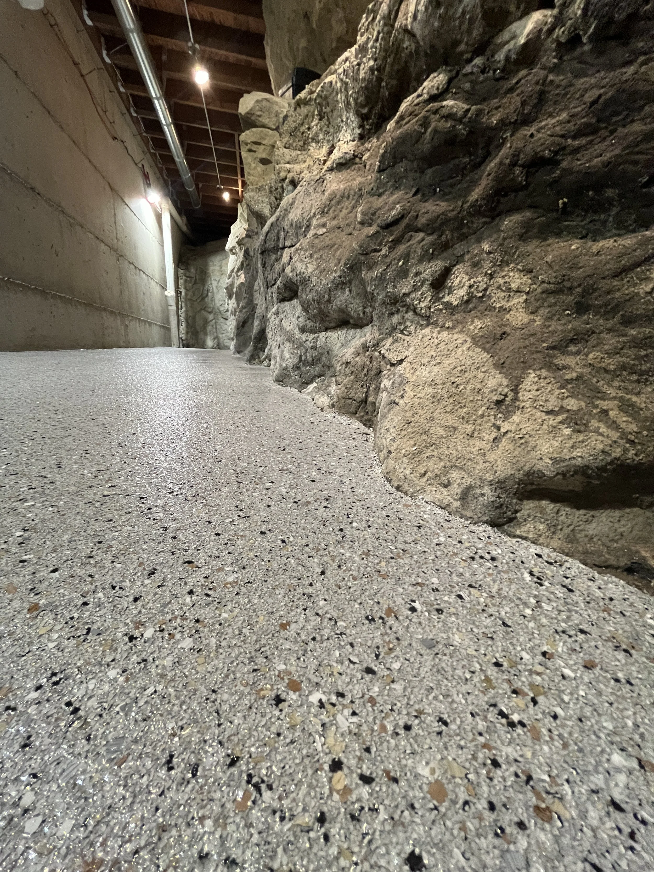 Residential flake floor coating