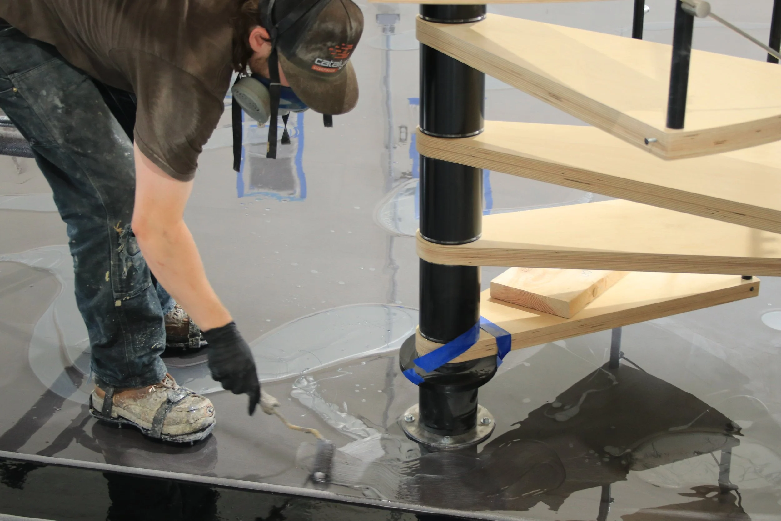 One-of-a-Kind Metallic Epoxy Floor Design Bellingham.JPG