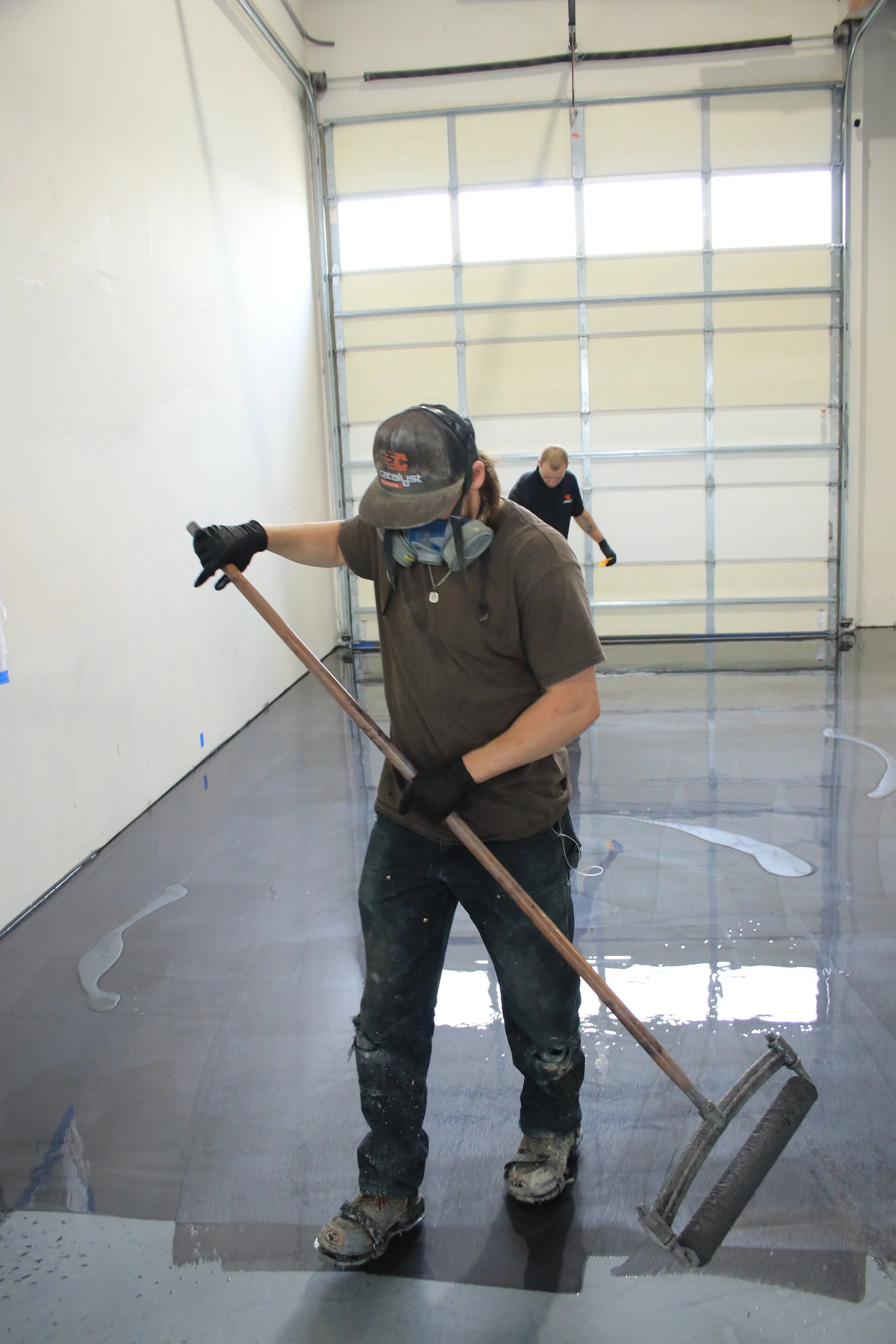 Catalyst Metallic Epoxy Floor Installation Whatcom County.JPG