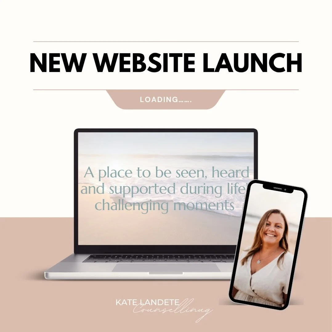 Yay!!!!! New website is incoming!!!! 
Feels like a whole lot of fresh energy and love is being injected into @katelandetecounselling and this is the first step.

I can&rsquo;t wait for you all to see it and to hear what you think! 

Whilst the websit