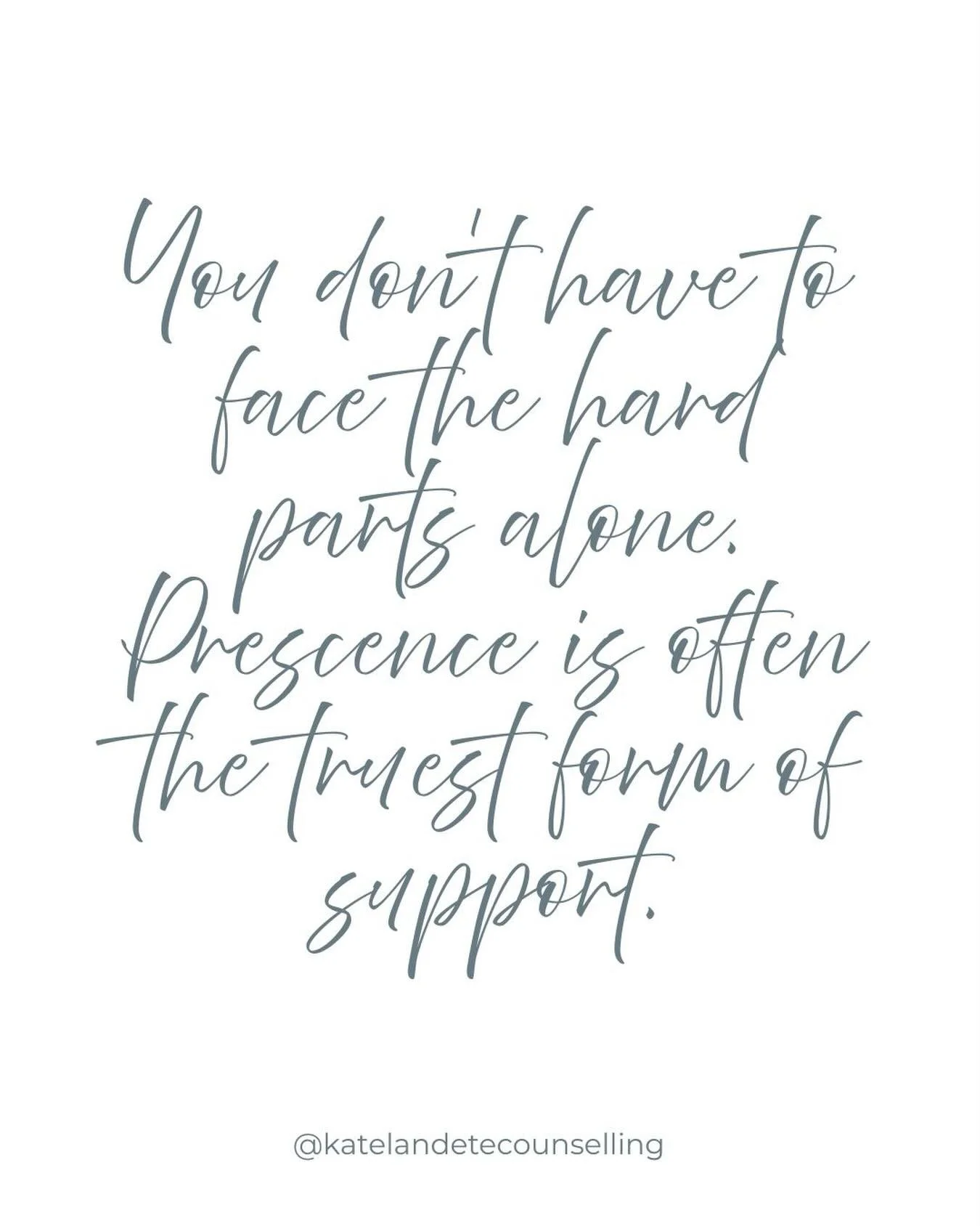 I can&rsquo;t do this for you.
I can&rsquo;t take your pain away.
I can&rsquo;t face these things on your behalf.

And I won&rsquo;t pretend that I can.

But what I can do is this:

I can make sure you know you are not facing any of it alone.
I can s