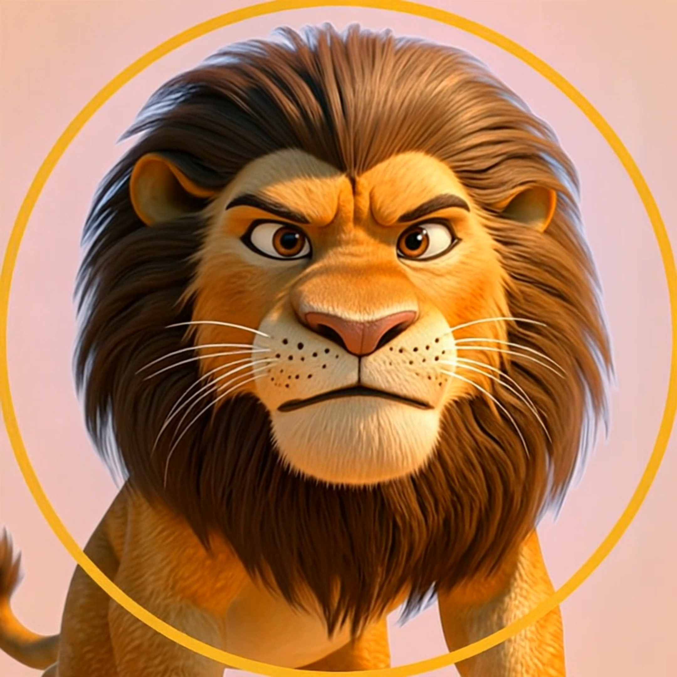 Lion ruler of Donkeyland -- Tsutsu the Kitten animated series by eMotion Entertainment