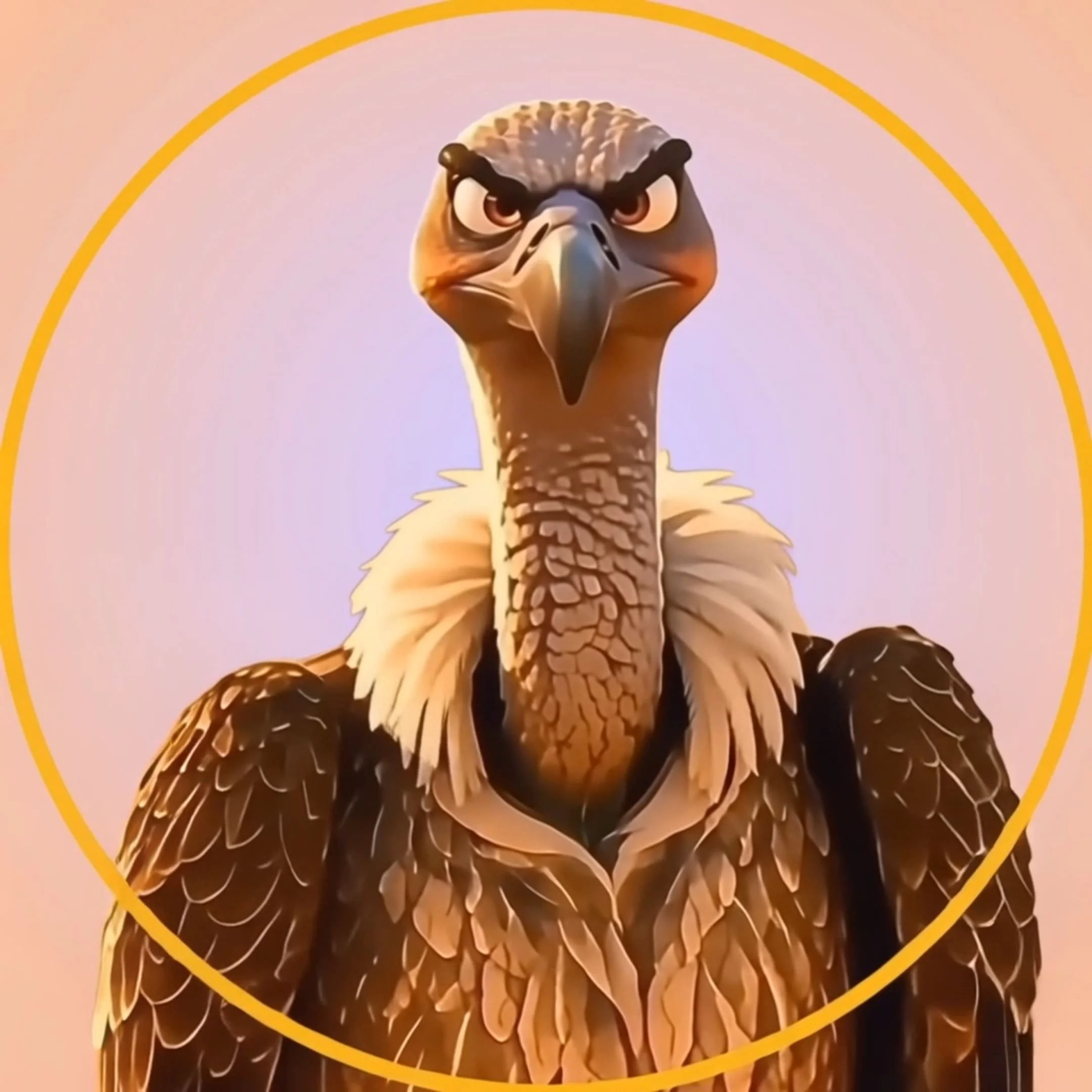 Vulture in Donkeyland -- Tsutsu the Kitten children's animated series by Little Rascal Books