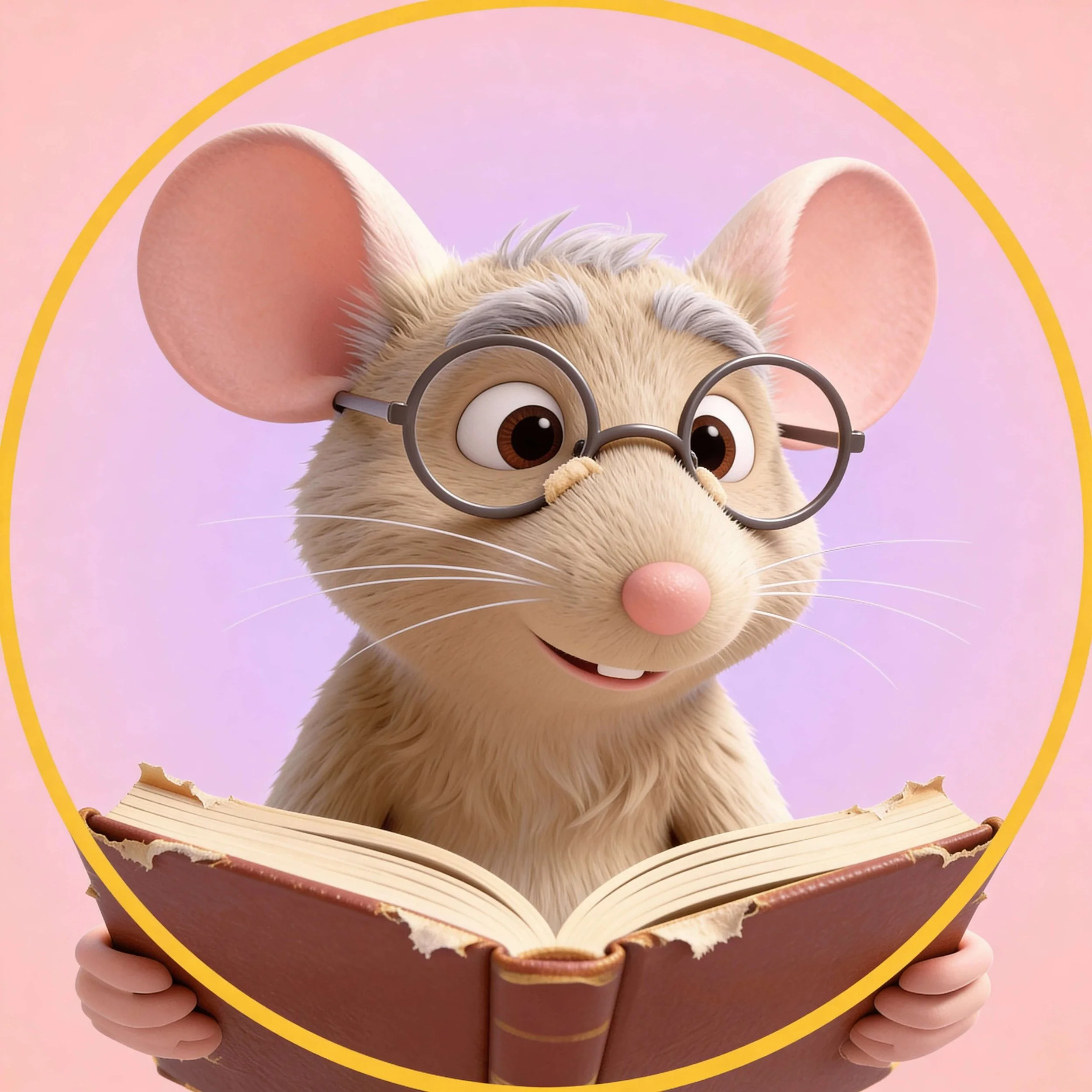 Peppi's Dad the storyteller mouse -- Tsutsu the Kitten children's book and animated series