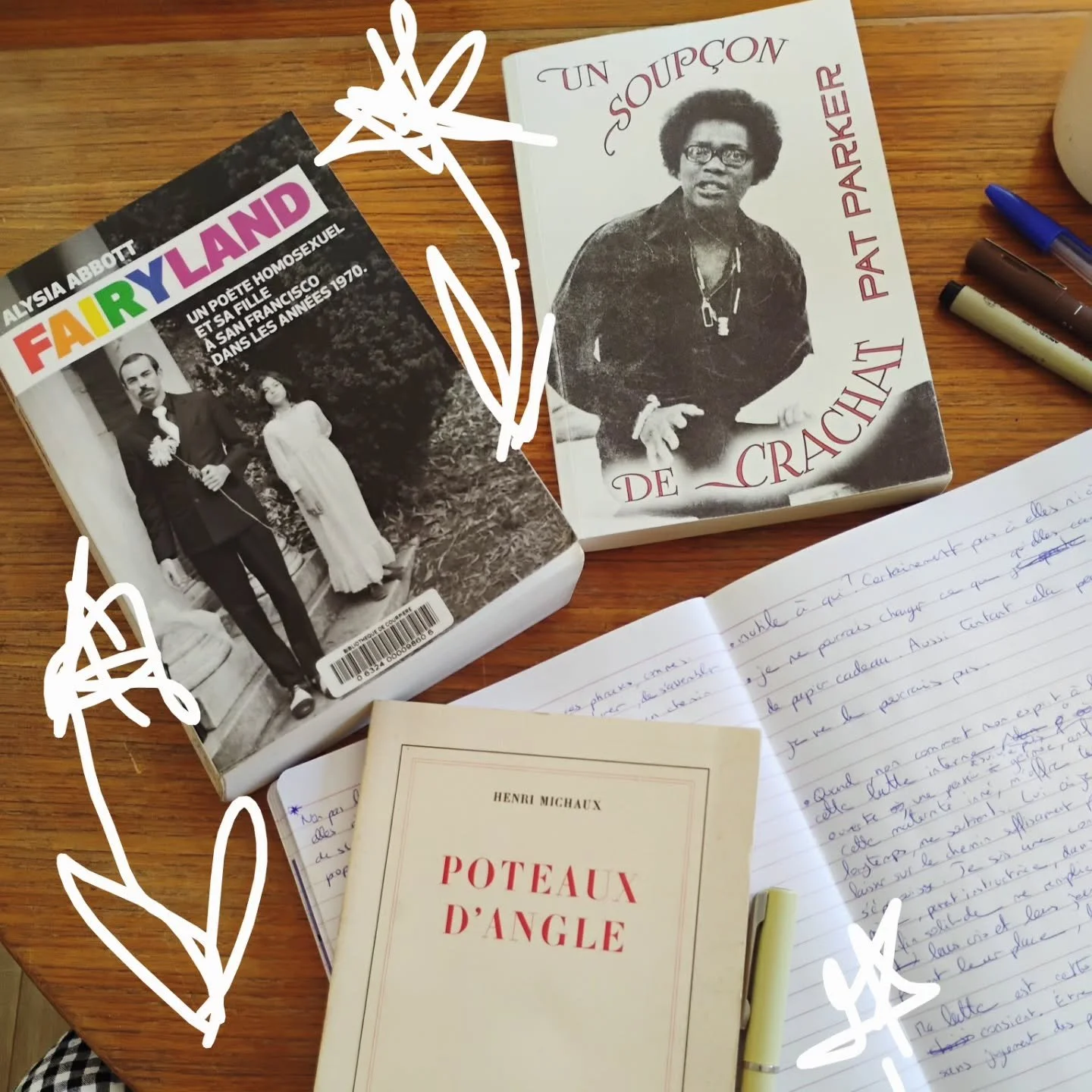 Je ne pourrai changer ce qu'elles cachent sous tant de papier cadeau, aussi tentant cela peut &ecirc;tre, je ne le pourrais pas. 

Alors

" Laisse moi venir &agrave; toi nue ~ venir sans mes masques ~ venir sombre..." Pat Parker, un soup&cc