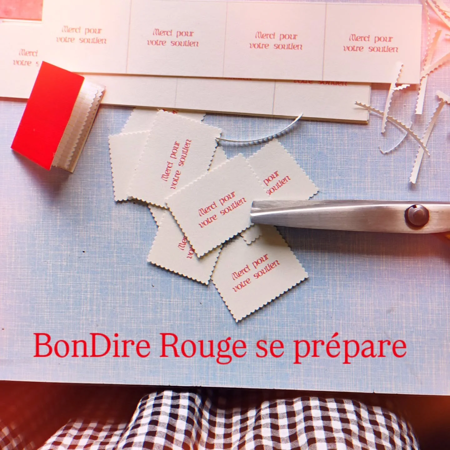 BonDire Rouge se pr&eacute;pare ❤️

 💌Courrier po&eacute;tique &agrave; soi ✨ 

lien en description 🙏

#snailmail #bondire #courrierpo&eacute;tique #rouge #carterie
