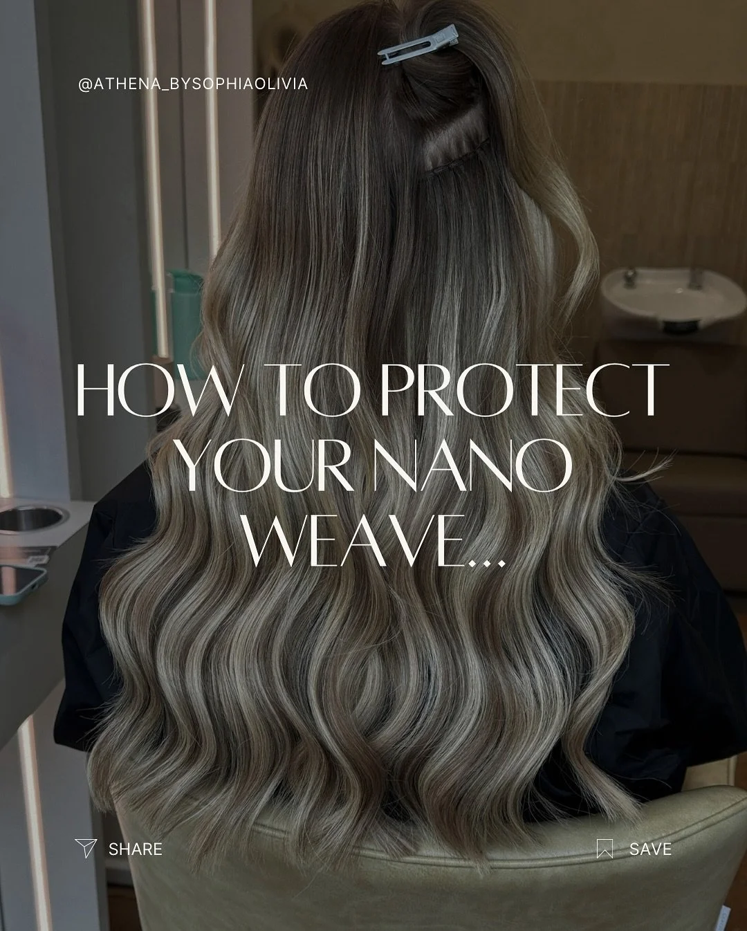 Protection is key 🗝️ 

For longer lasting hair extensions 🙌🏼

#hair#hairextensions#nanowefts#weave#weavehairextensions