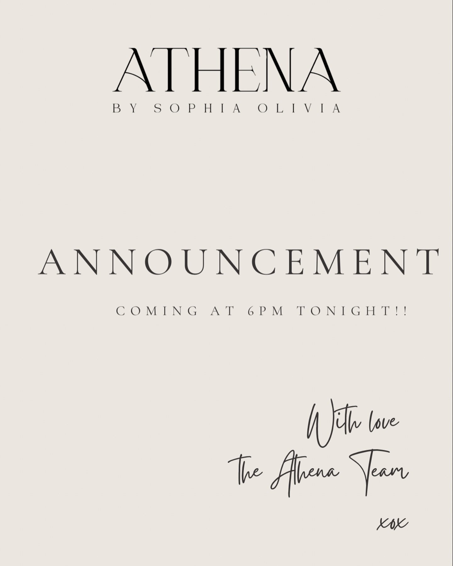 We have an exciting announcement to drop at 6pm tonight!! 

Stayed tuned to find out more ✨✨