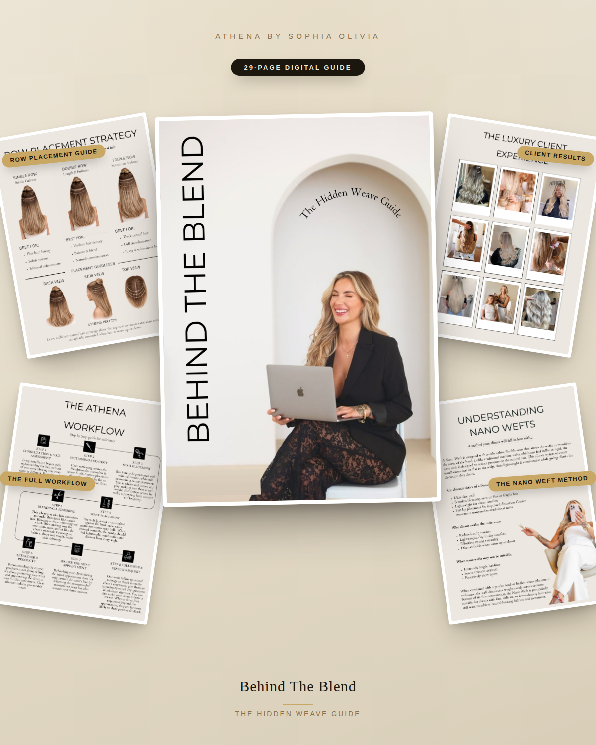 ATHENA by Sophia Olivia: Behind The Blend - The Nano Weft Method eBook