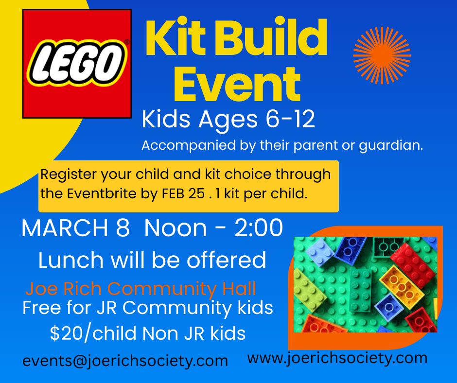 Lego Build &amp; Take Event with lunch (6-12 years)
