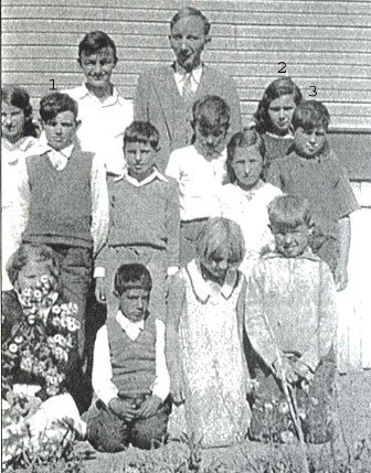 1934- 1st Black Mountain School Class, Jack Hepton