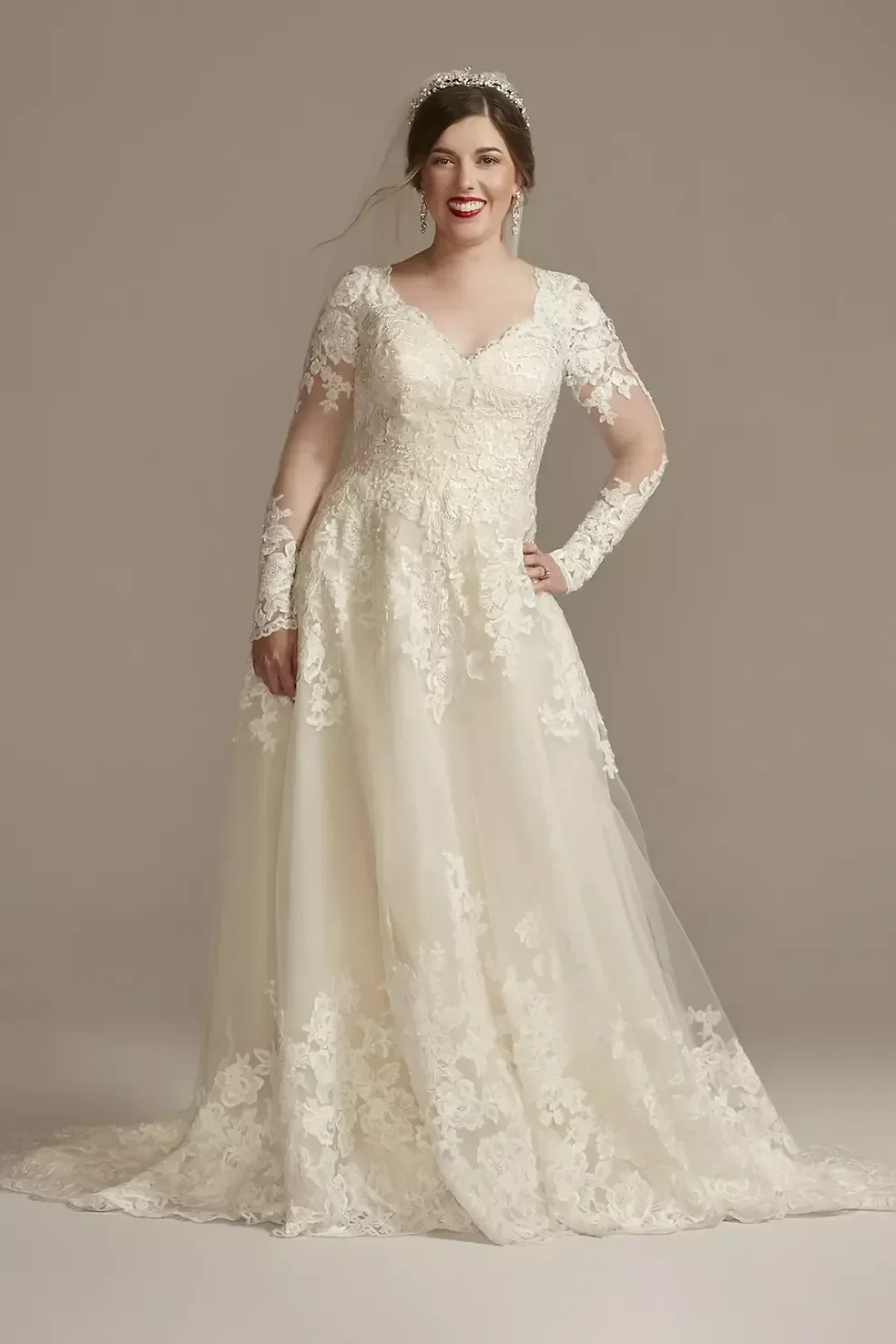 [Davids Bridal] SWG3850 dress gallery photo