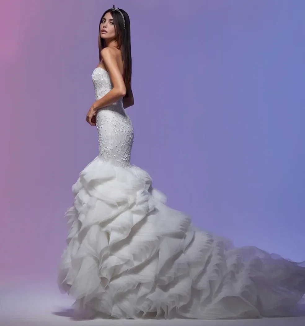 [Lazaro] 32014 dress gallery photo