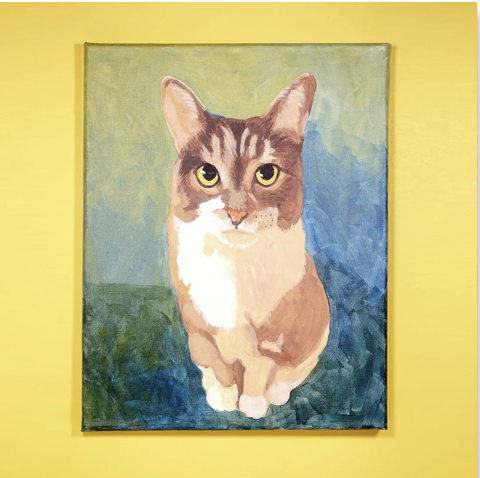 Sip and Paint-- YOUR PET!