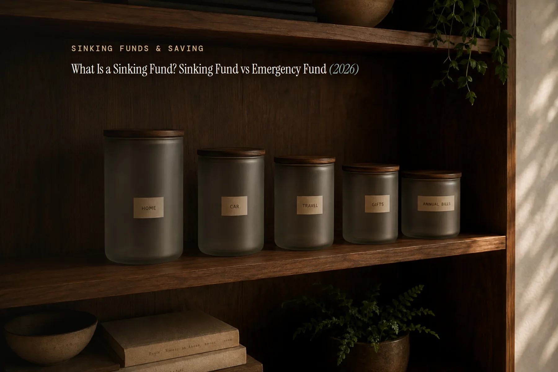 What Is a Sinking Fund? Sinking Fund vs Emergency Fund (2026)