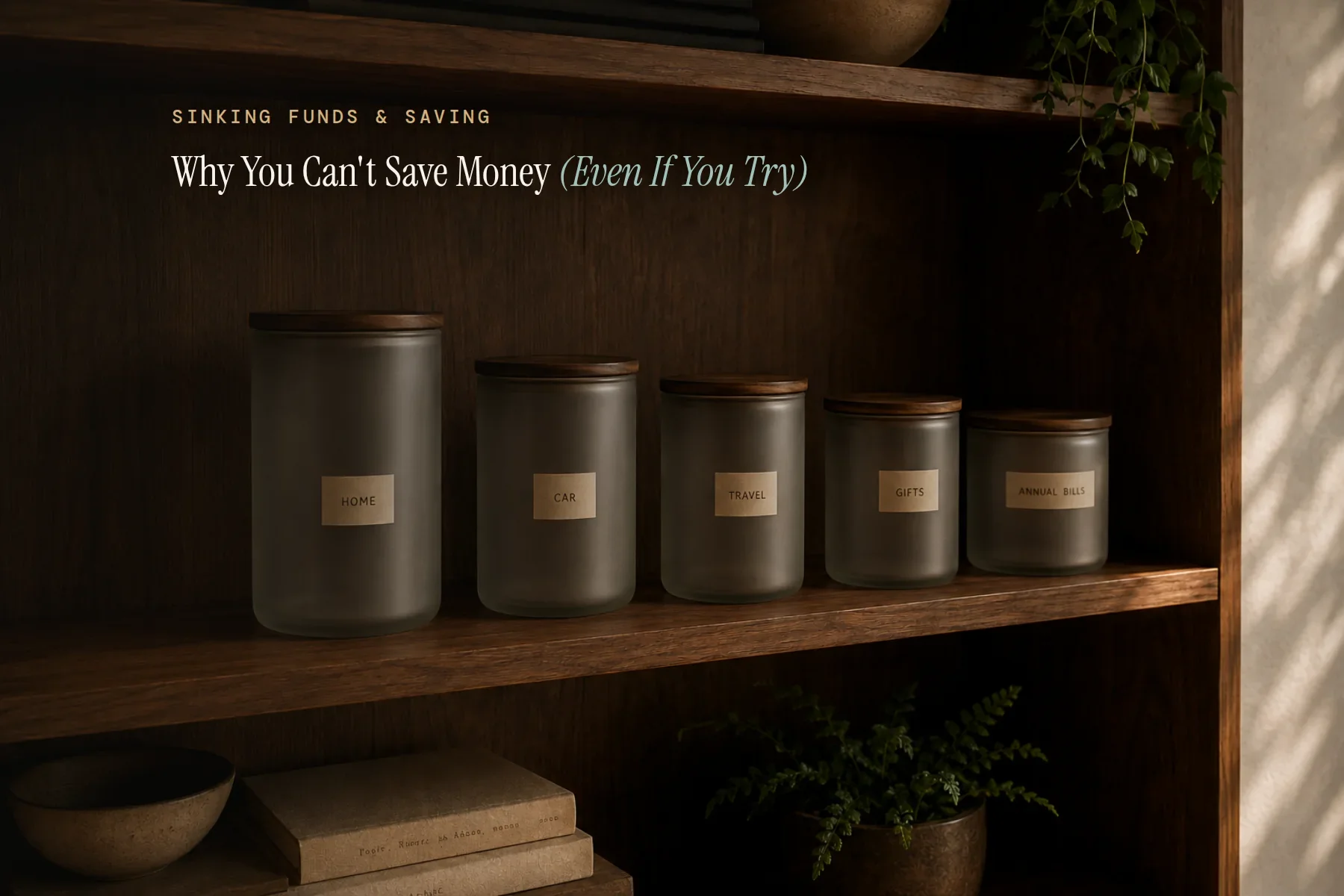 Why You Can’t Save Money (Even If You Try)