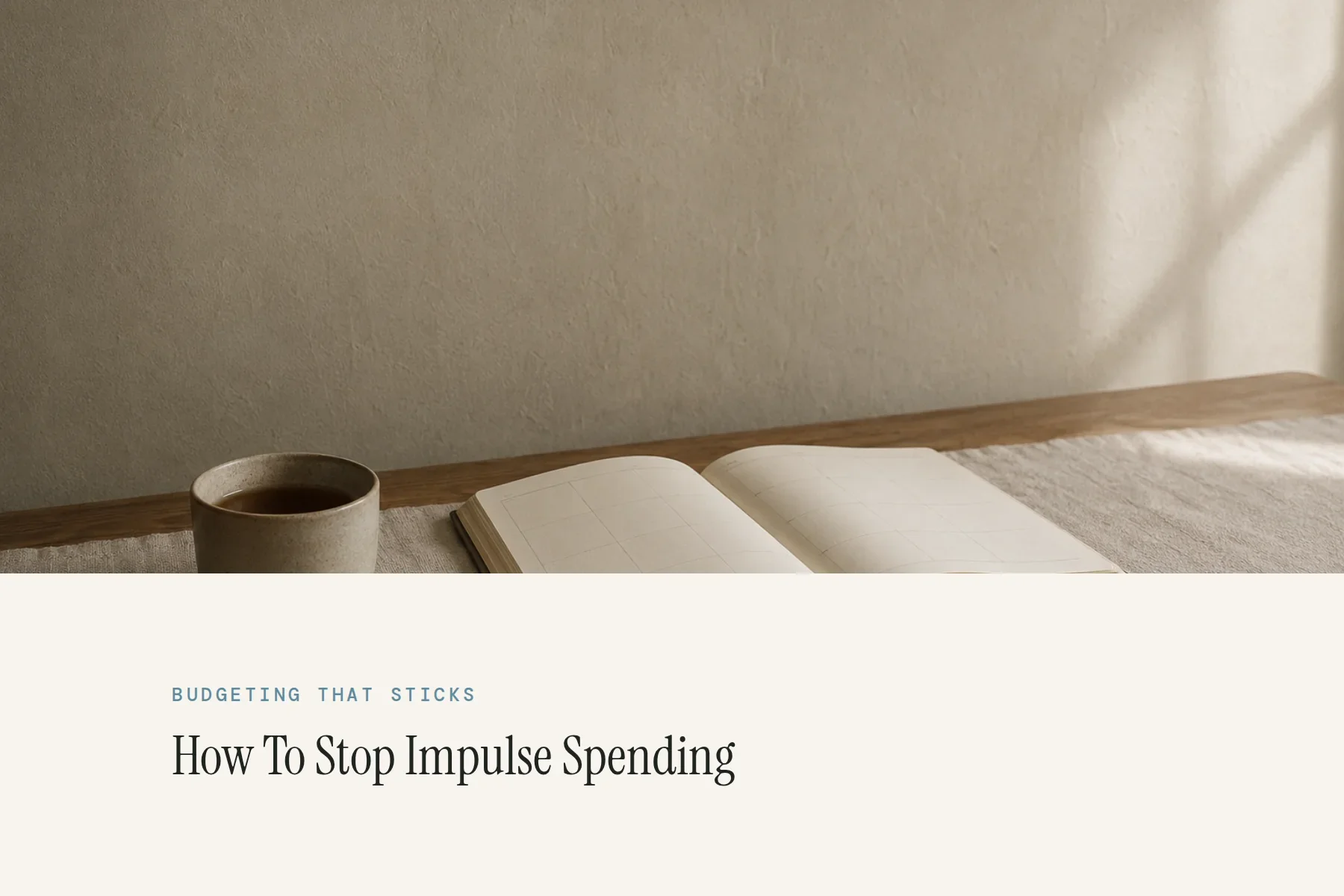 How To Stop Impulse Spending