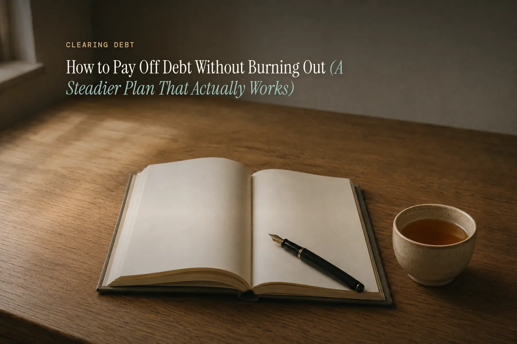 How to Pay Off Debt Without Burning Out: An Affordable Plan
