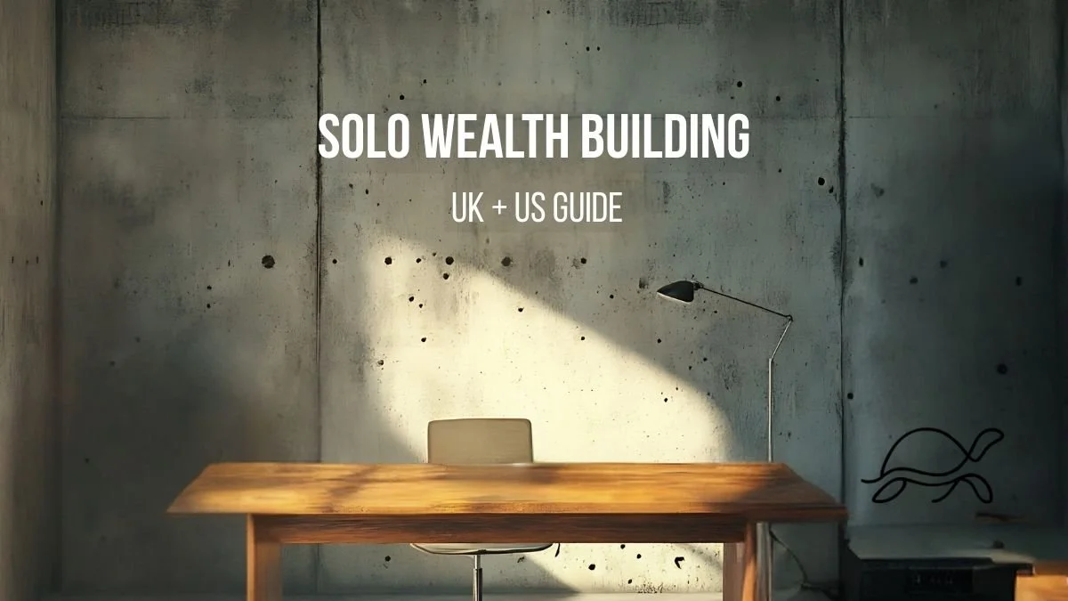 Solo wealth building guide covering side hustles, investing, and multiple income streams in the UK and US — Slow Money Movement.