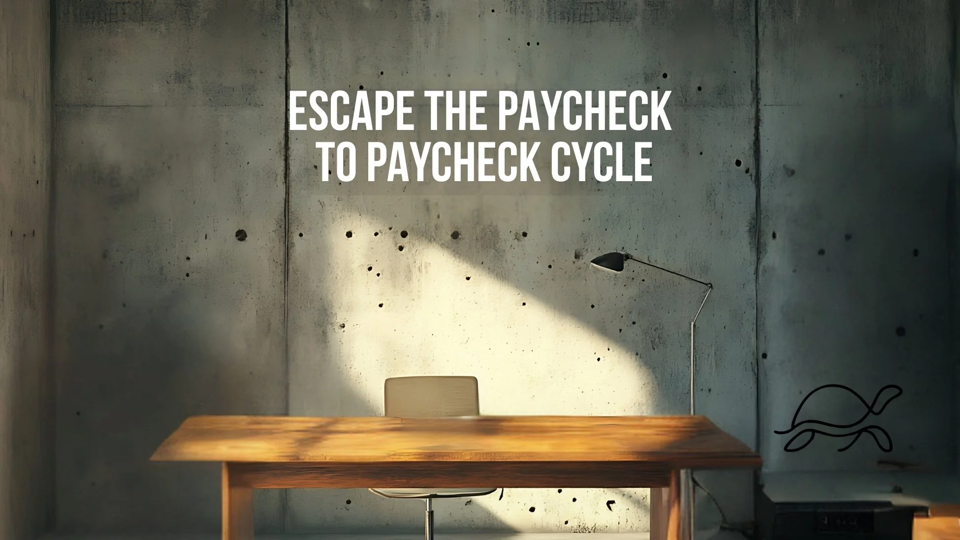Guide explaining how to escape living paycheck to paycheck by improving spending awareness and financial habits.