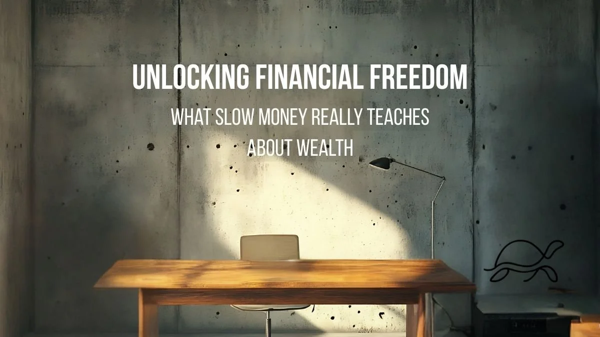 What the Slow Money book Unlocking Financial Freedom teaches about building wealth steadily