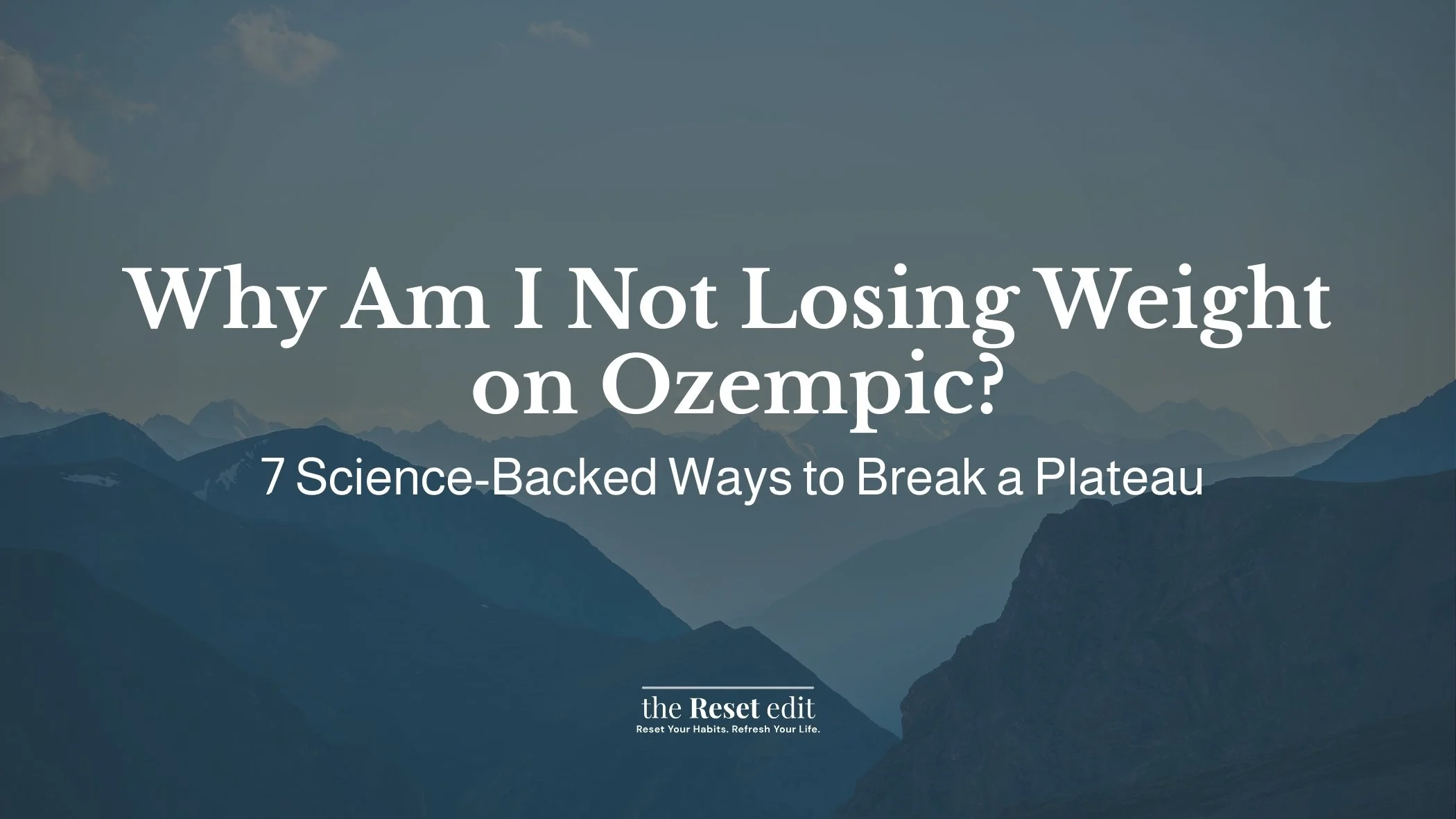 Why weight loss can stall on Ozempic and practical ways to break a GLP-1 weight-loss plateau.
