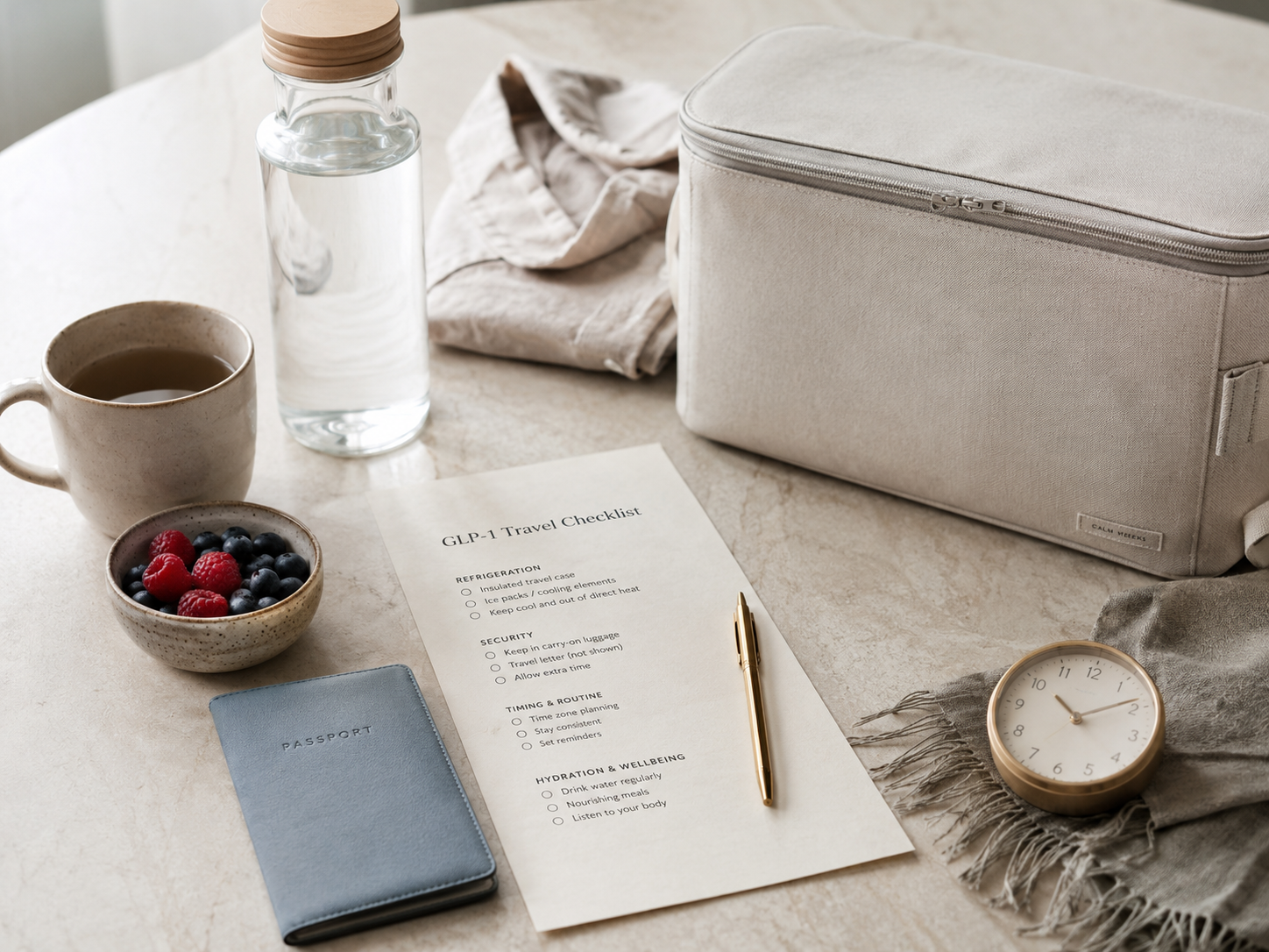 Travelling with GLP-1 Pens: Refrigeration, Airport Security and Time-Zone Tips