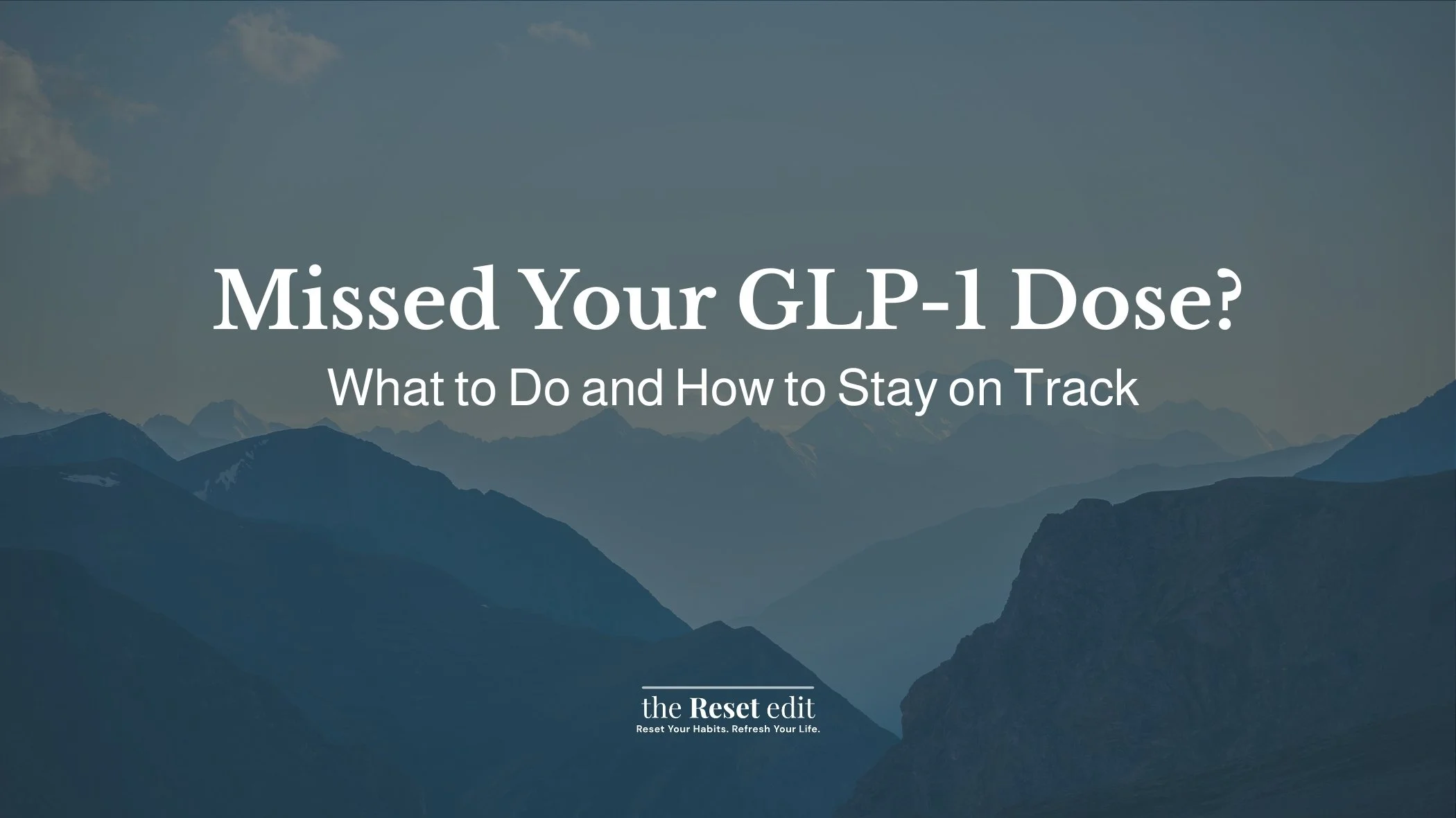 Practical advice on what to do if a GLP-1 injection is missed and how to return to the dosing schedule.
