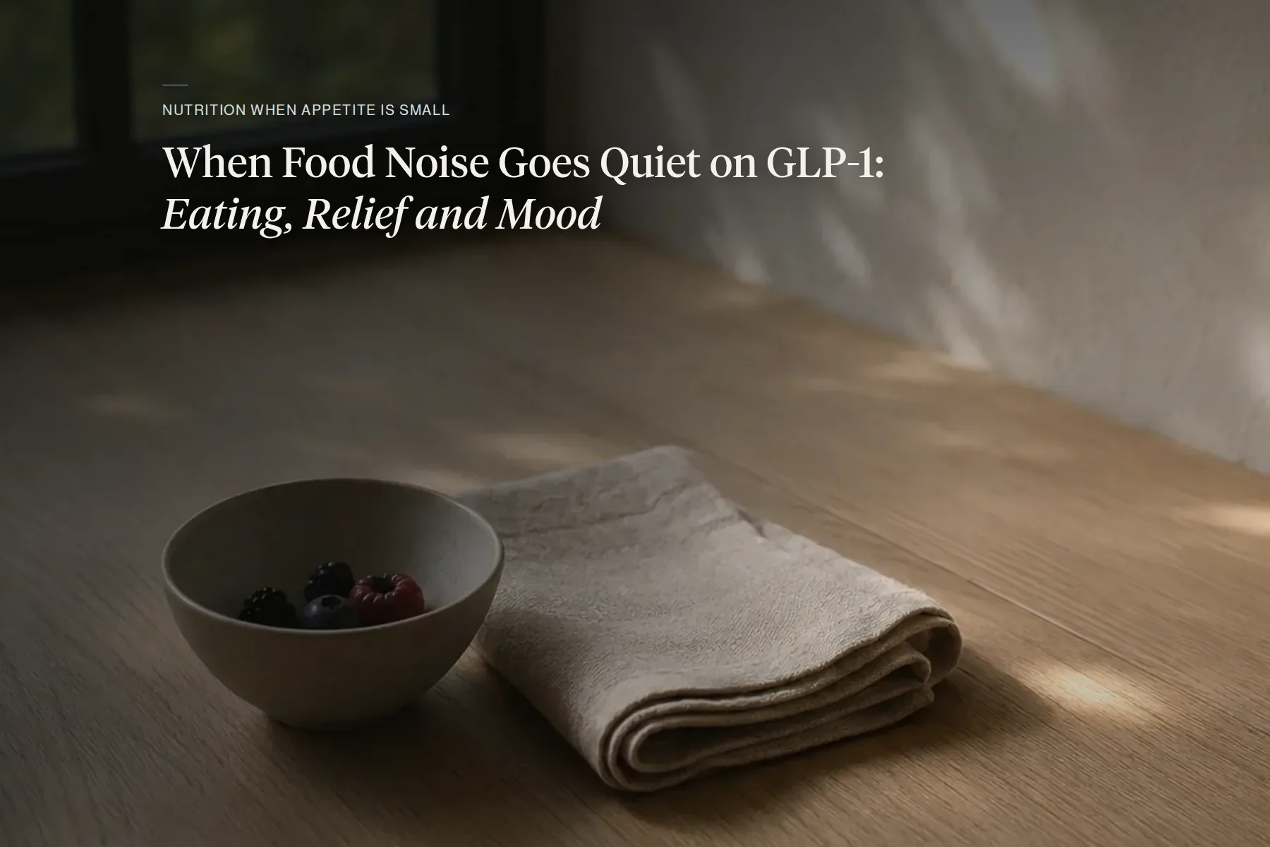 Food Noise and GLP-1: What It Means and What the Evidence Shows