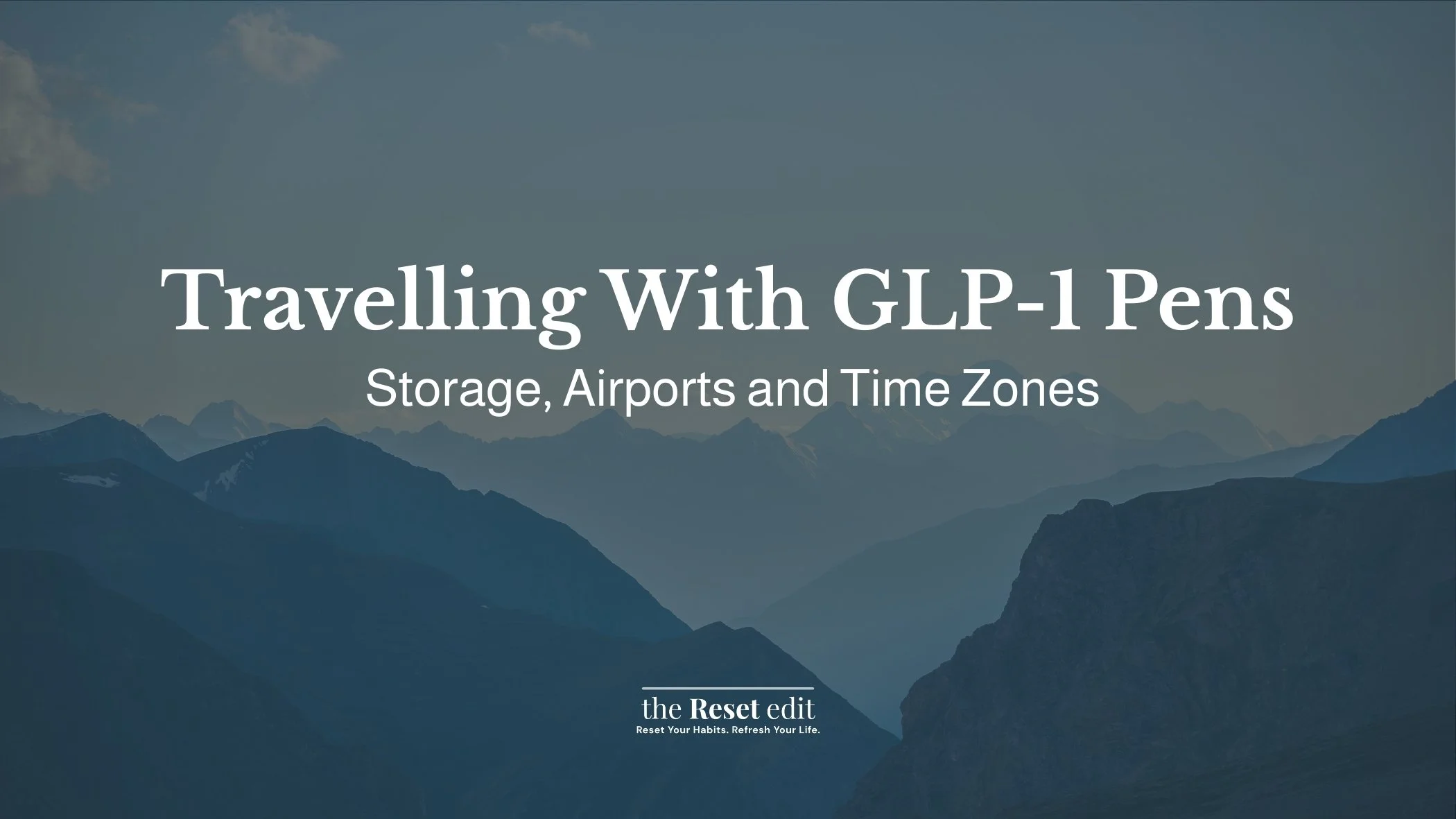 Guide to travelling with GLP-1 injections including refrigeration, airport security and time-zone planning.