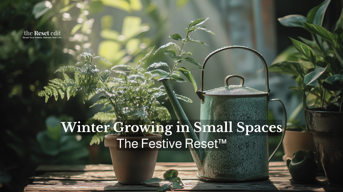 Urban garden festive reset for winter growing gifting cooking and rituals — The Reset Edit